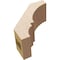 Ekena Millwork 3-inch W x 6-inch D x 6-inch H Balboa Rough Cedar Woodgrain TimberThane Knee Brace, Primed BRCUR03X06X06BOARCPR - alternate 5
